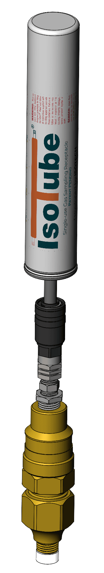 IsoTube connected to the IsoSampler Go